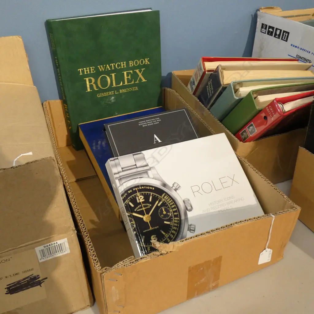 FIVE LG ILLUSTRATED BOOKS ON WATCHES INCL 3 ROLEX BOOKS Image 1++