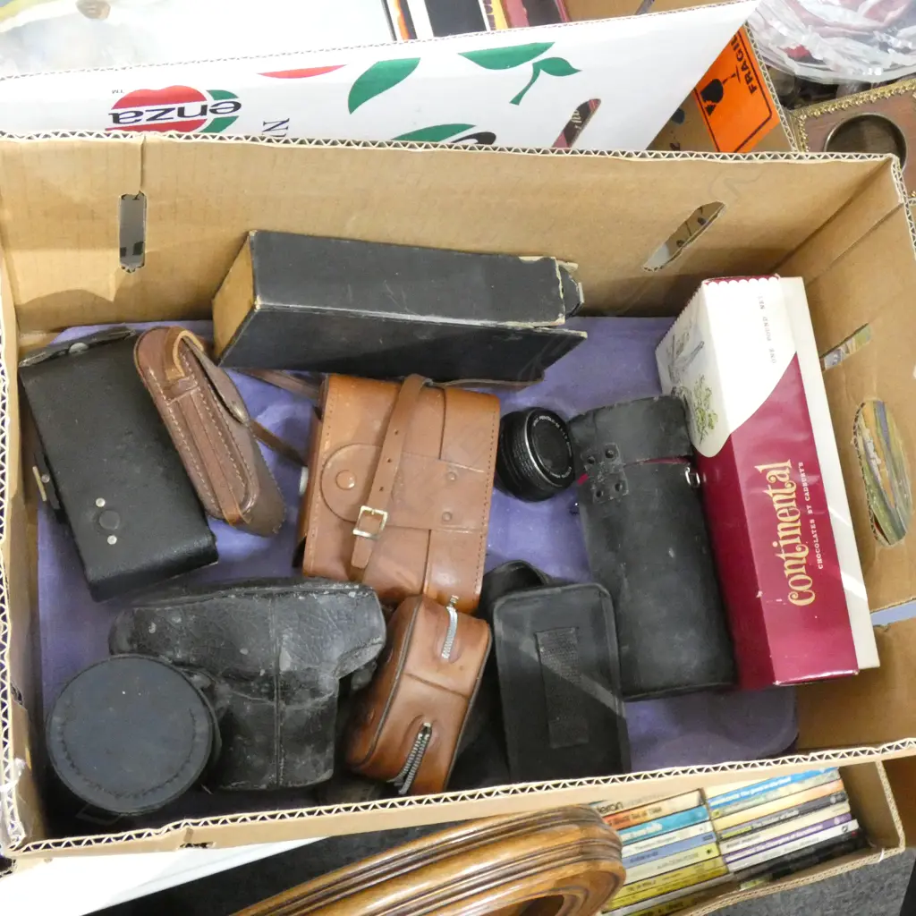 LG BOX OLD CAMERAS / LENSES ETC.  Image 1++
