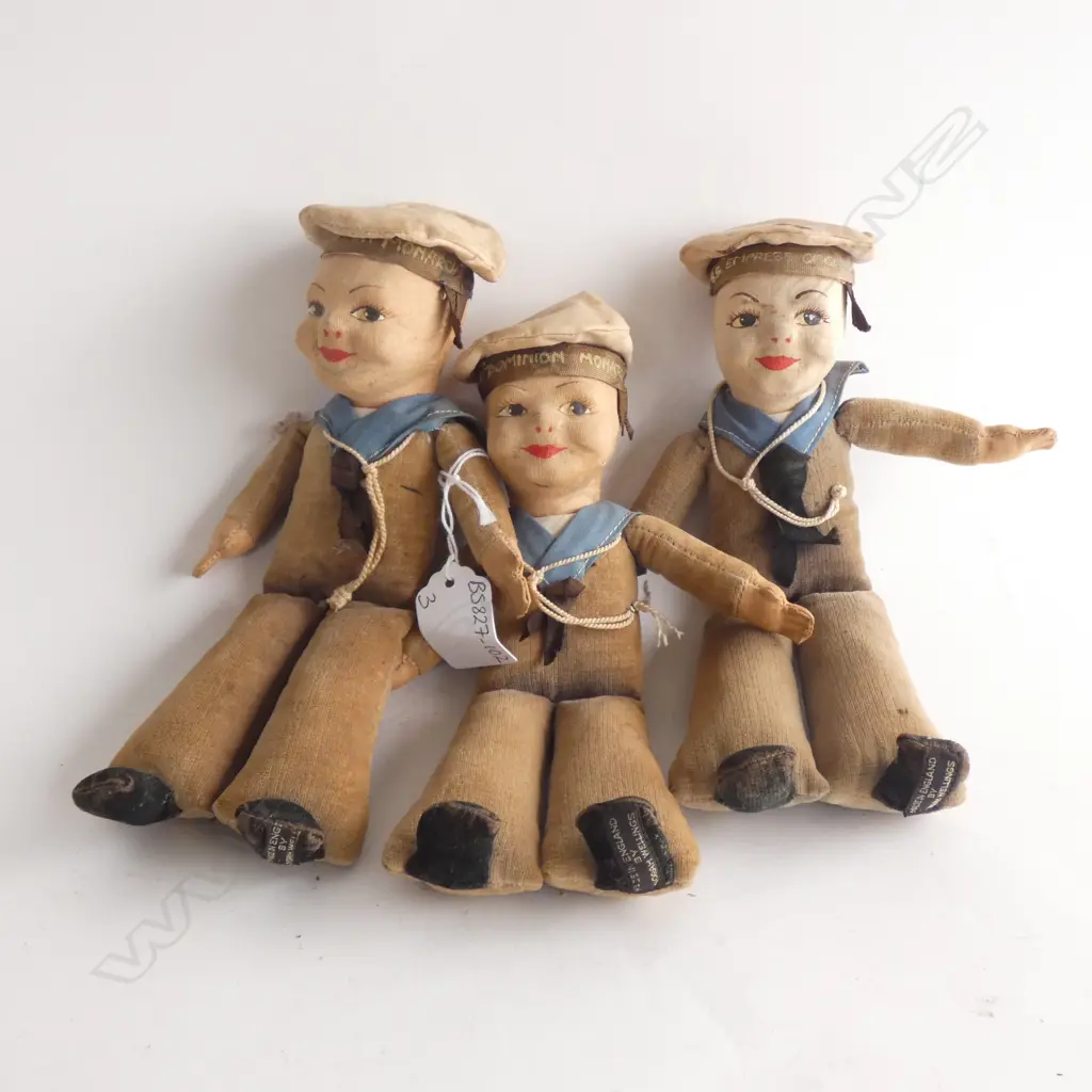 THREE NORAH WELLINGS SAILOR DOLLS L 205MM Image 1++