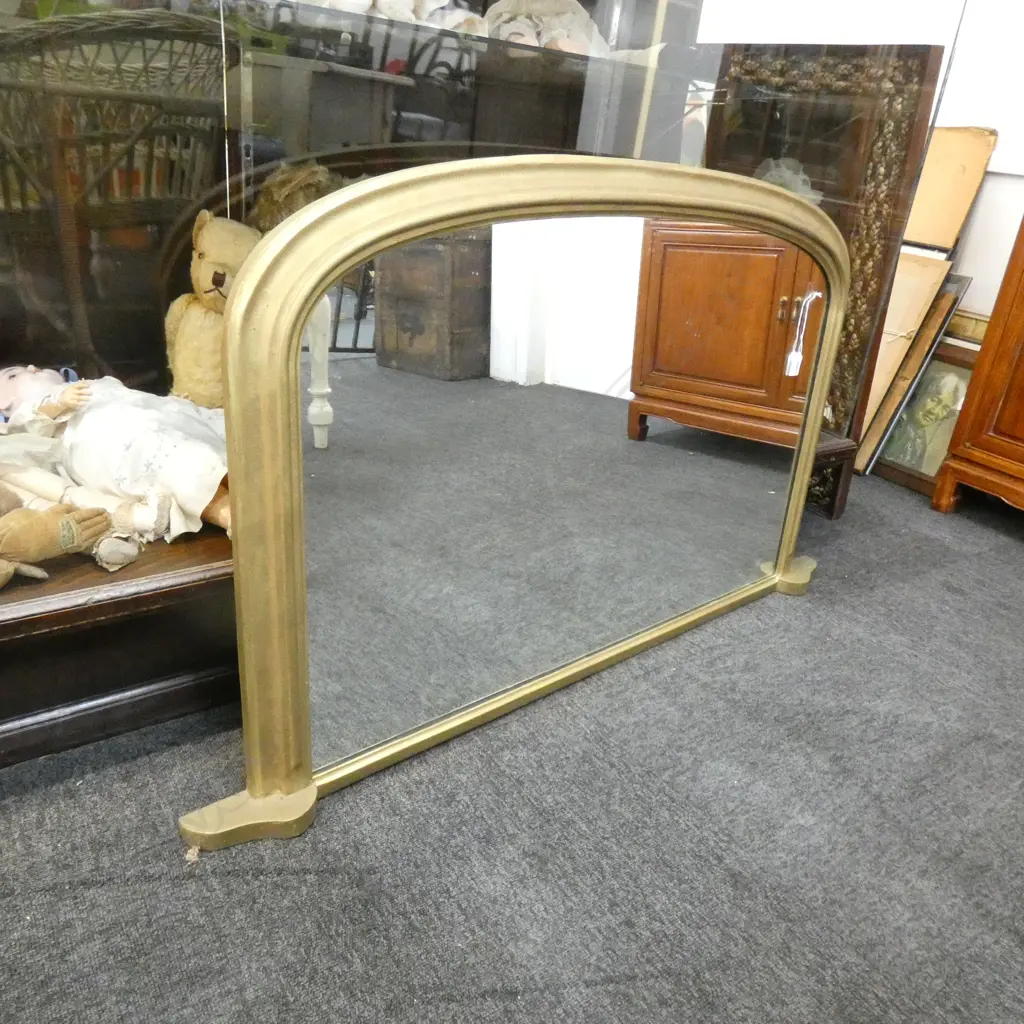 VICTORIAN STYLE OVERMANTLE MIRROR 1200 X 600 MM Image 1++