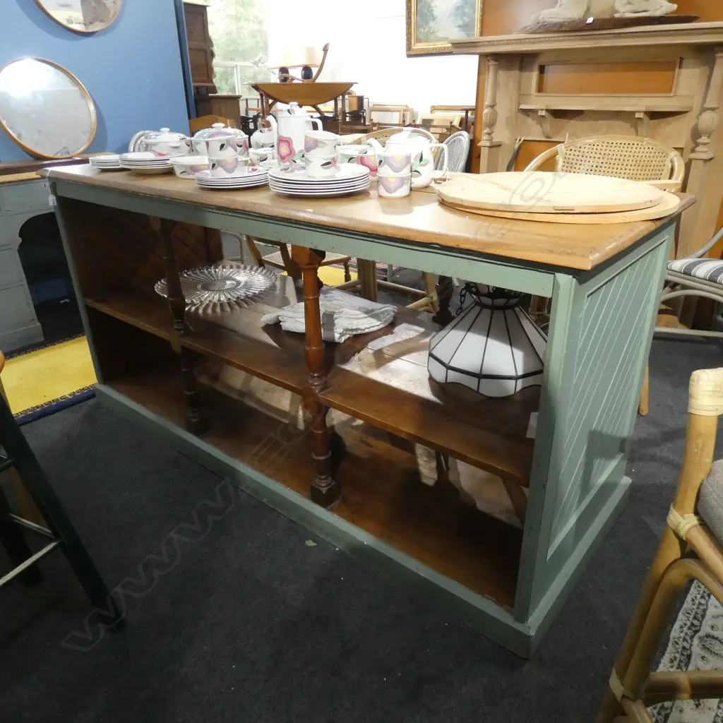 VICTORIAN NATIVE TIMBERS DRAPERS TABLE 940 X 730 X 2000MM Image 1++