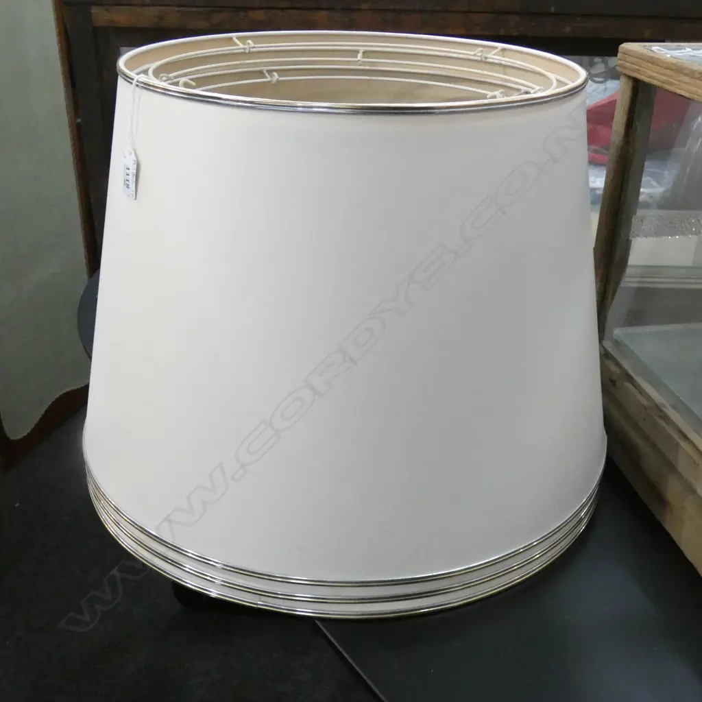 3 LG LAMP SHADES  DIA 500MM    Ex Sultan of Brunei  Image 1++