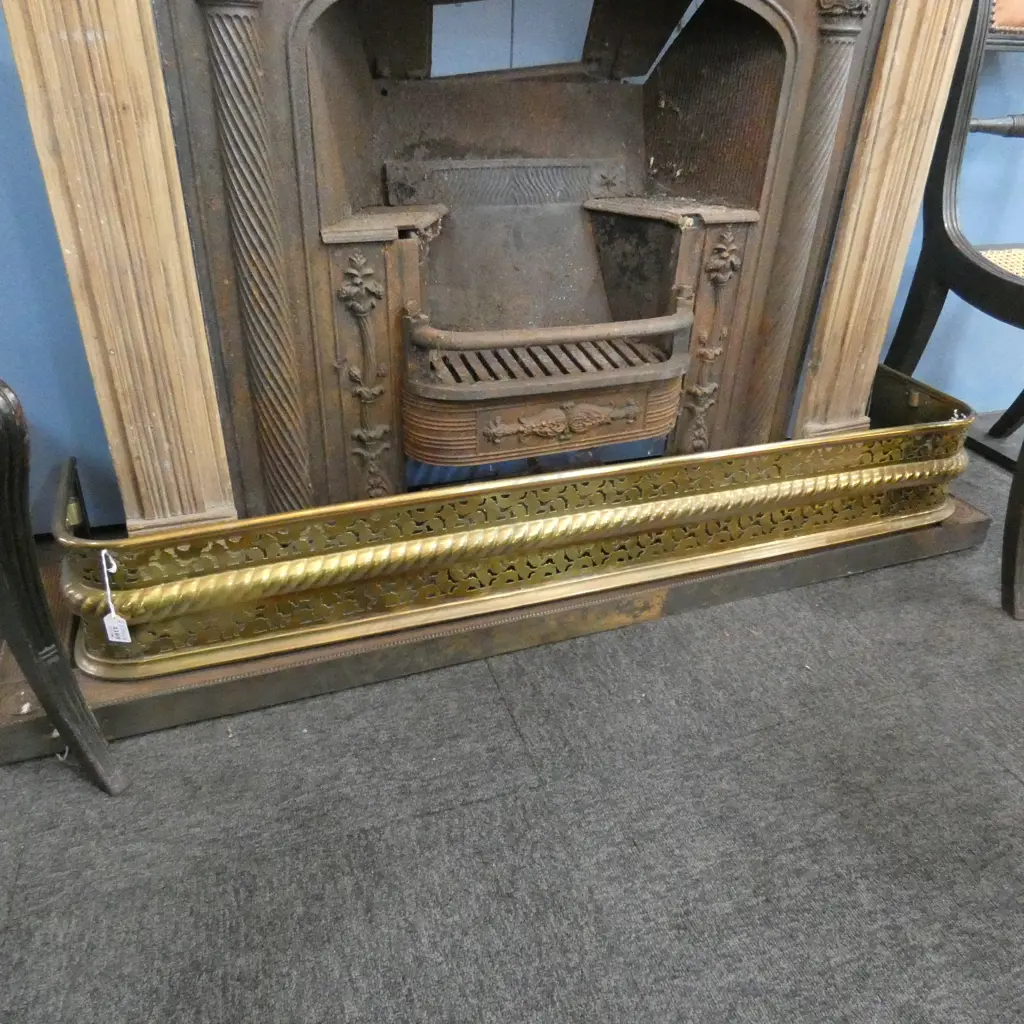 BRASS FIRE SURROUND L 1260 MM Image 1++