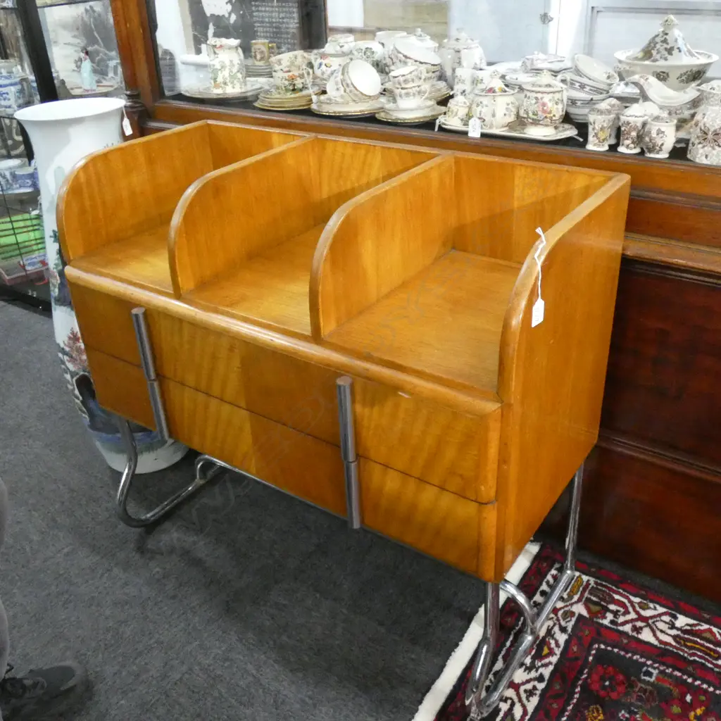 ART DECO CONSOLE FROM BROADCASTING HOUSE DURHAM LANE 965 x 450 x 870MM Image 1++