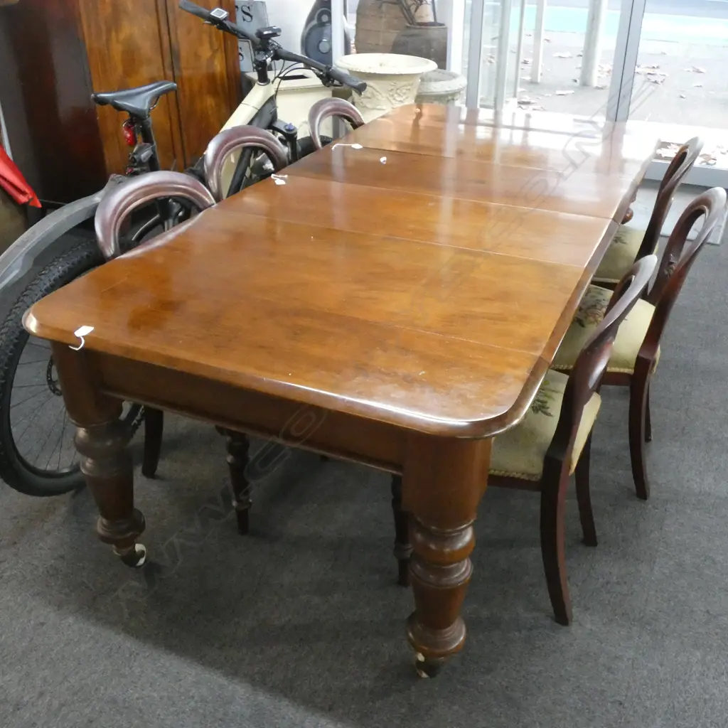 COLONIAL KAURI EXTENSION DINING TABLE 1050 x 2210 x 760mm (fully extended) Image 1++