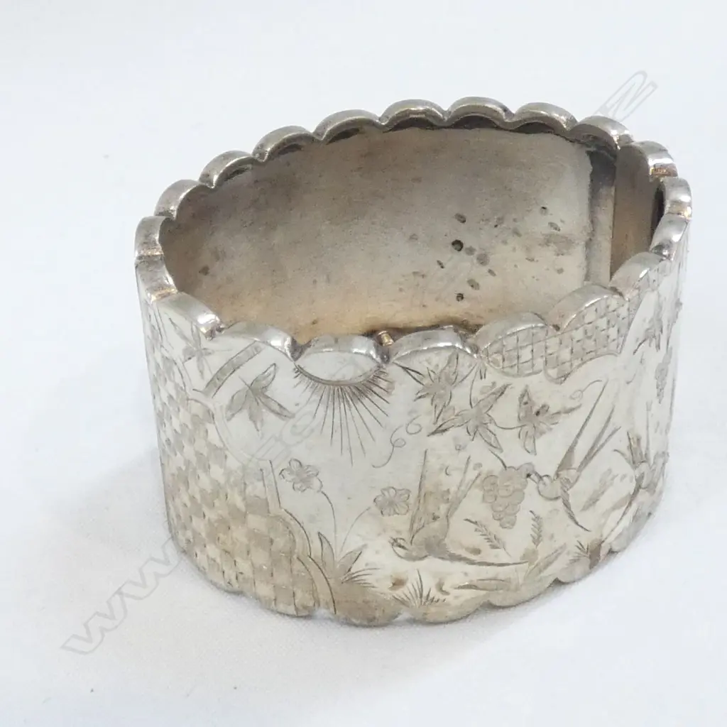 VICTORIAN SILVER CUFF BRACELET... Image 1++