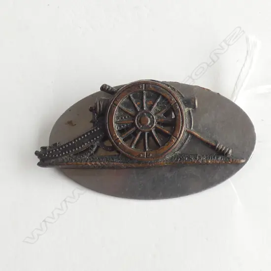MILITARY ARTILARY BADGE, 50MM W.