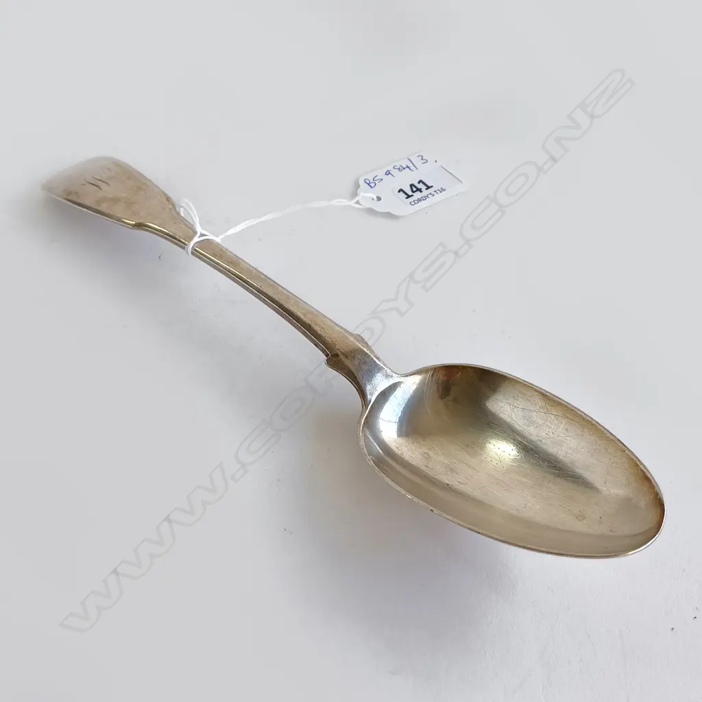 STG SILVER TABLE SPOON, GLASGOW 1827 79 GRAMS Image 1++