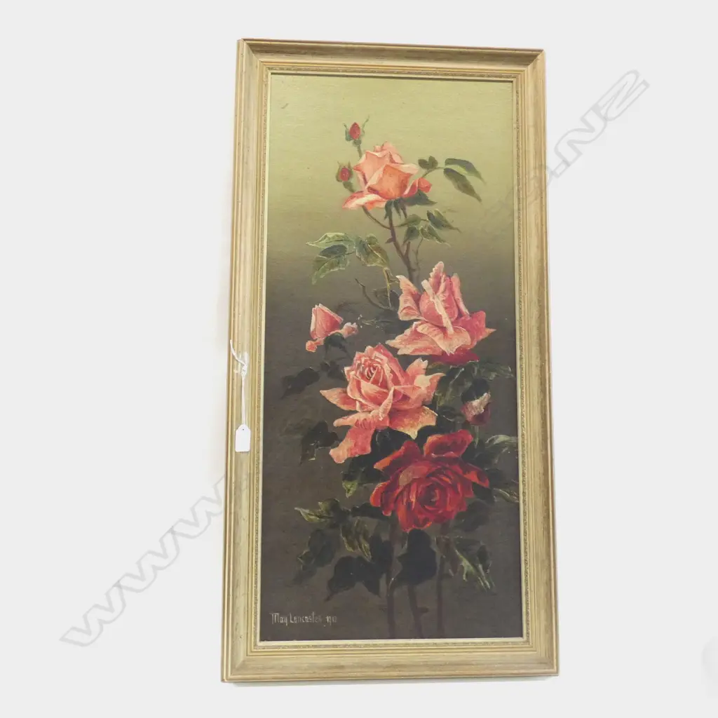 VINTAGE OIL STILL SIGNED MAY LANCASTER, DATED 1913 Image 1++