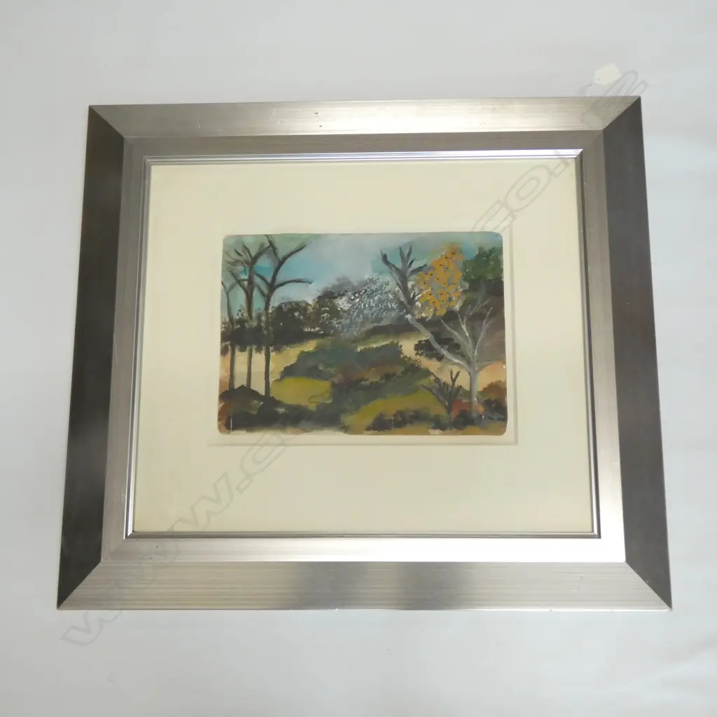 ARTIST UNKNOWN, GOUACHE ON PAPER, UNSIGNED, MODERN BRITISH SCHOOL. 250 x 340mm Image 1++