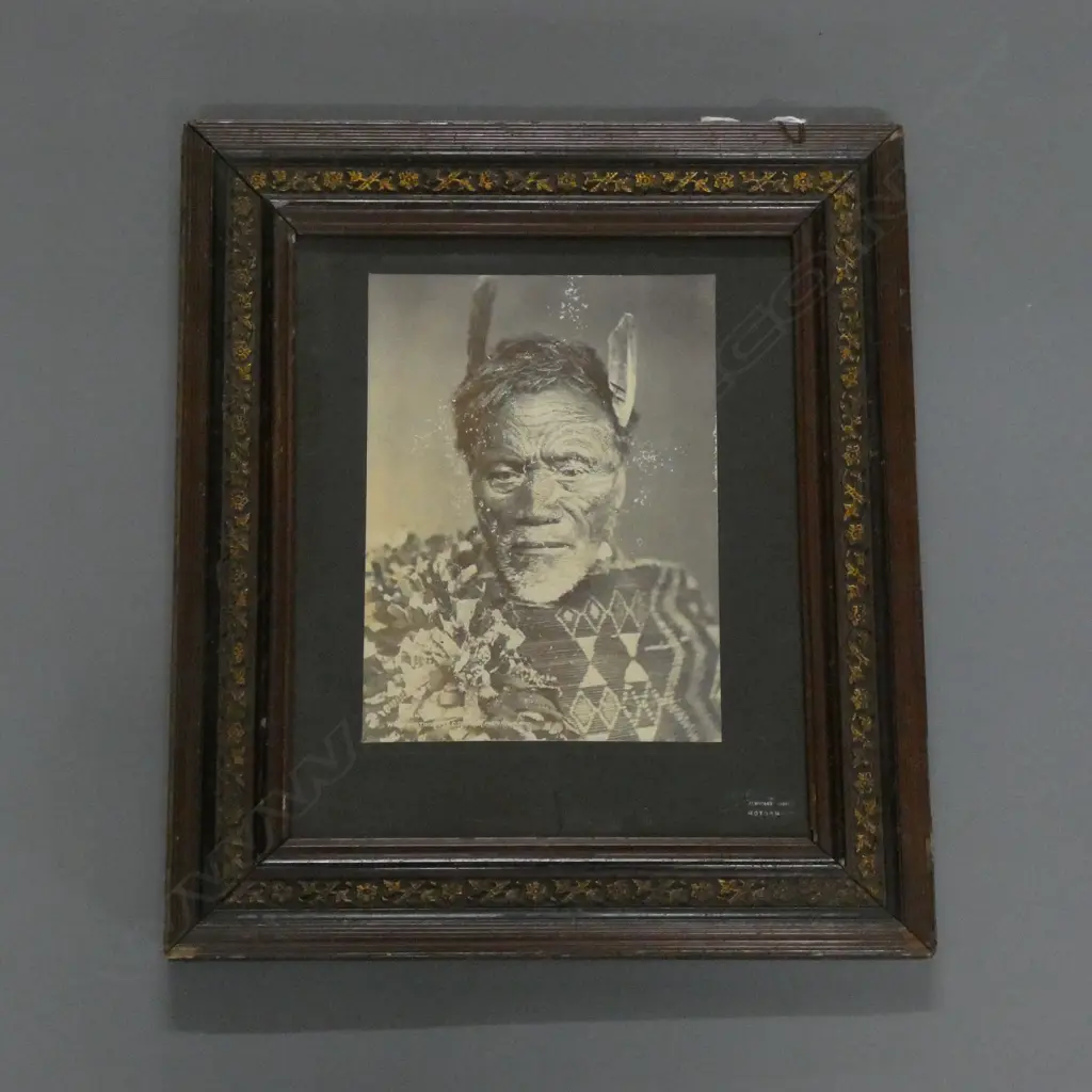 CHARLES SPENCER (1854-1933) VINTAGE PHOTOGRAPH OF REWI WHATUHATIHOE Image 1++