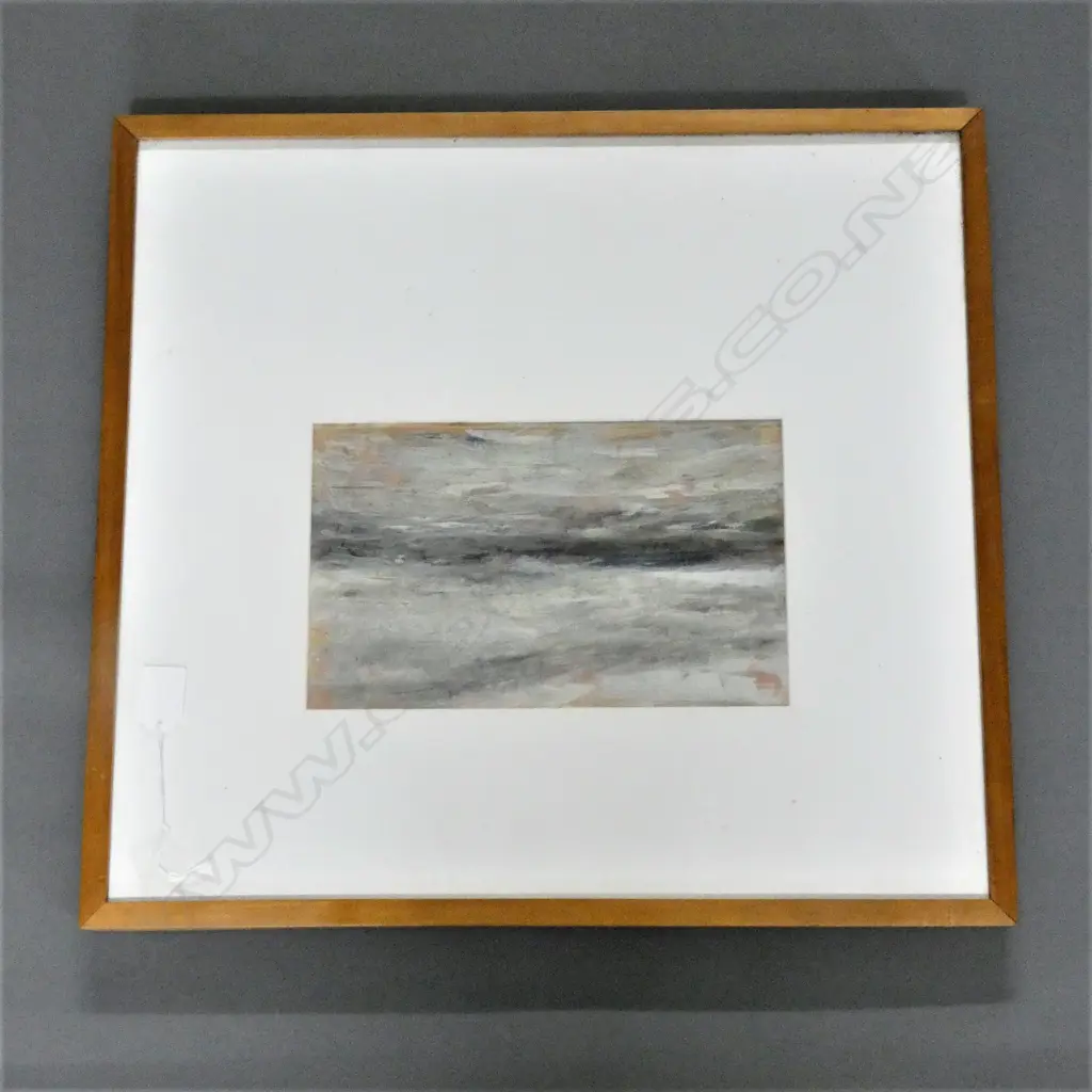 NEVILLE SMITHERAN (b.1962) 'THE WAIHOHONU II' 1982, ENCAUSTIC WAX ON PAPER, 160 x 260mm Image 1++