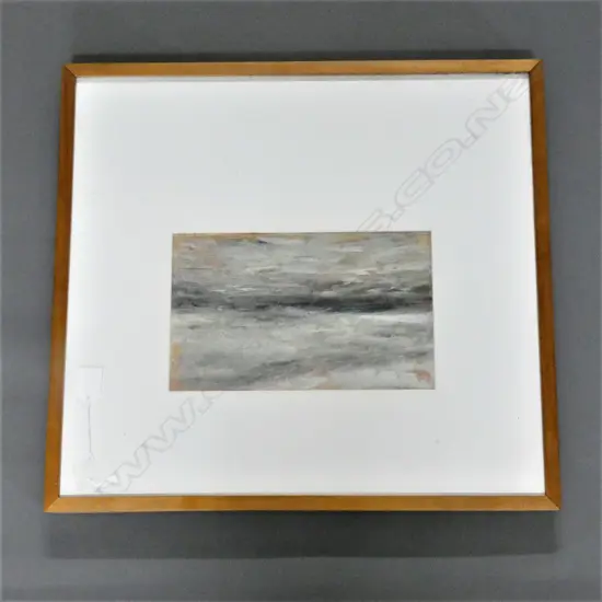 NEVILLE SMITHERAN (b.1962) 'THE WAIHOHONU II' 1982, ENCAUSTIC WAX ON PAPER, 160 x 260mm