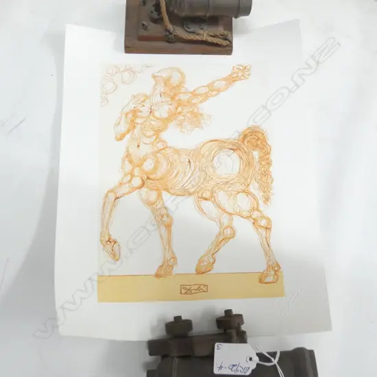 PICASSO ETCHING. DALI LITH CENTAUR. STILL LIFE LTD ED PRINT
