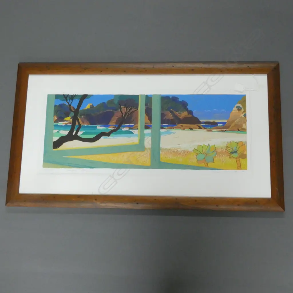 TOM BURNETT 'SANDSPIT MATAPOURI' LTD ED 85/200 SIGNED 840X430MM Image 1++