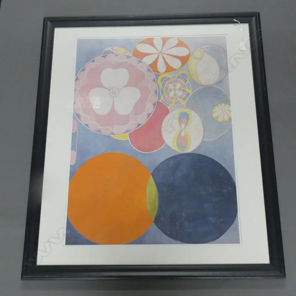 HILMA AF KLIMT ABSTRACT WELLINGTON GALLERY PRINT 760 X 560MM Image 1++