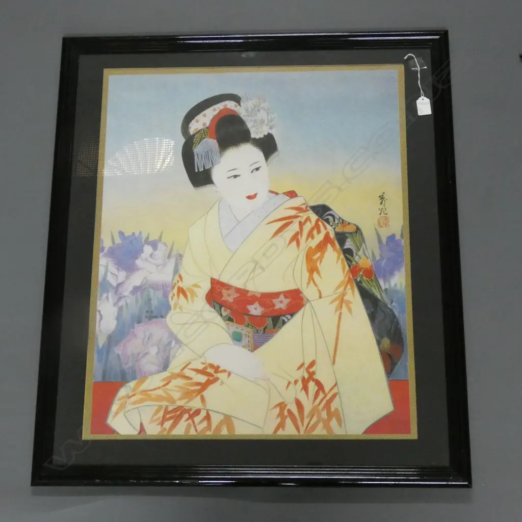 JAPANESE BEAUTY FRAMED PRINT, 700 X560MM Image 1++