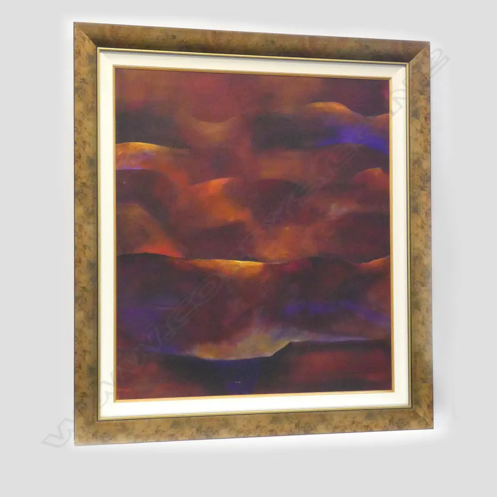 MAURIE ANGELO 'MANY HORIZONS BURKE'S PASS' OIL 840 x 720mm. Image 1++
