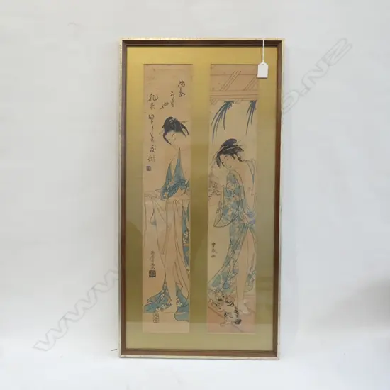 JAPANESE DIPTYCH 690 X 290MM