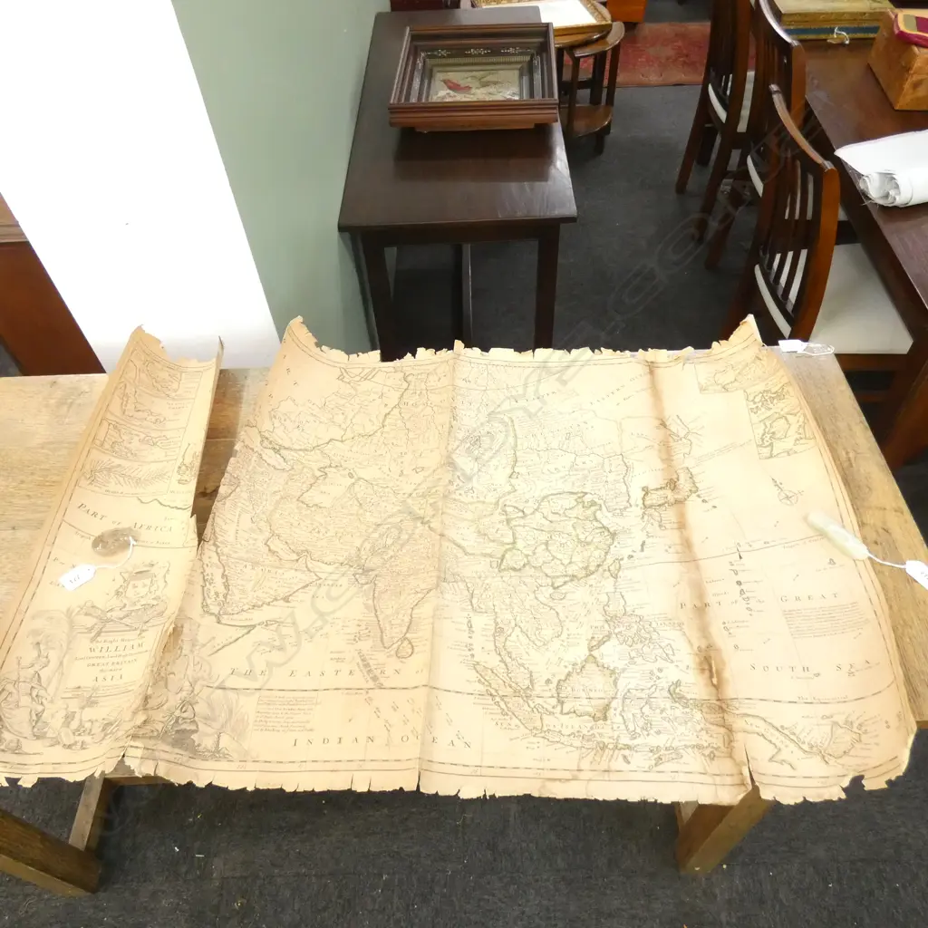 ANTIQUE MAP; ASIA AF Image 1++