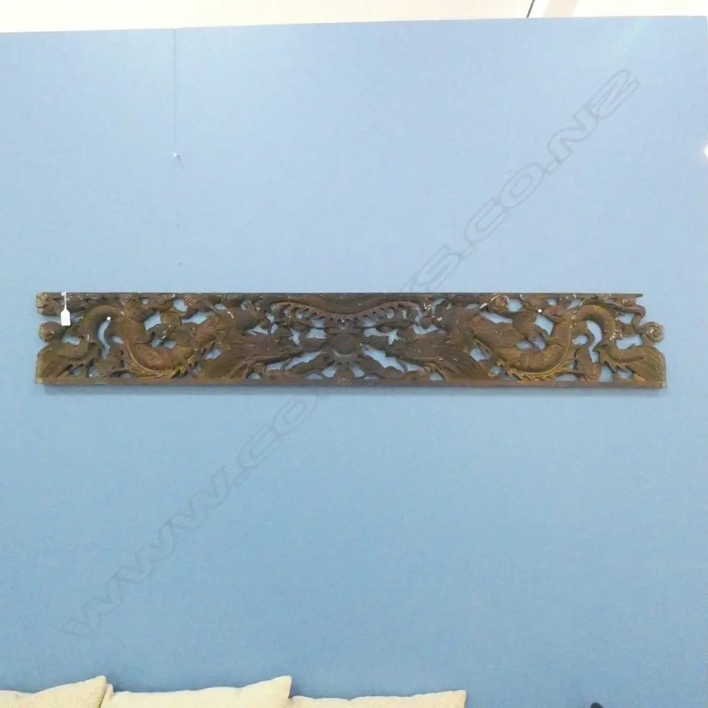 ORIENTAL CARVED PANEL L.1420mm Image 1++