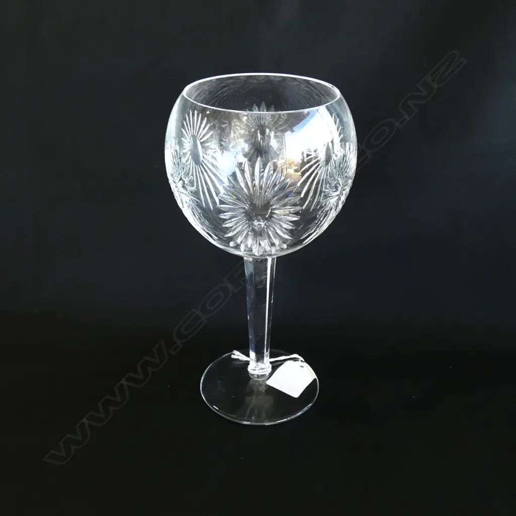 LG WATERFORD CRYSTAL HOCK GLASS H. 200MM Image 1++