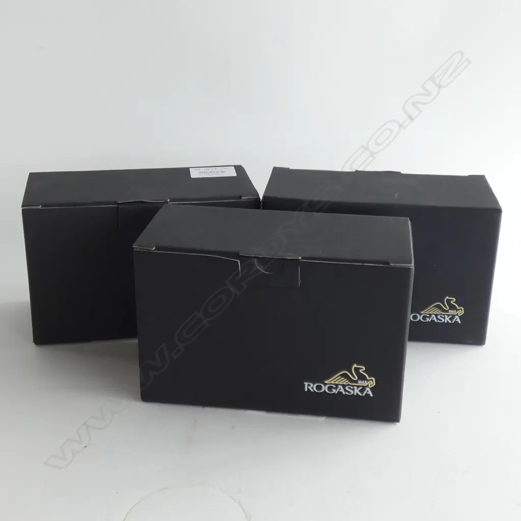 SET 6 ROGASKA 'MANHATTAN' WHISKEY TUMBLERS DOF Image 1++