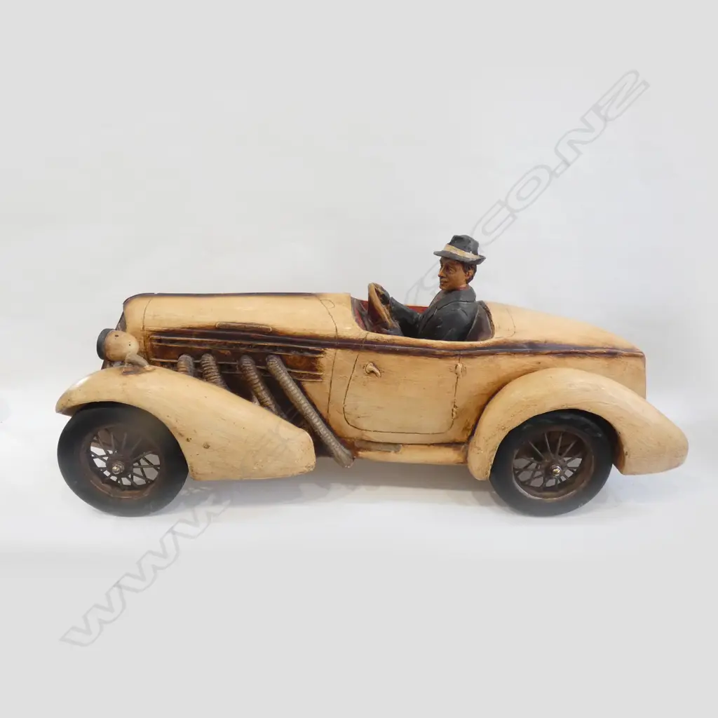 VINTAGE STYLE CAR L.700mm Image 1++