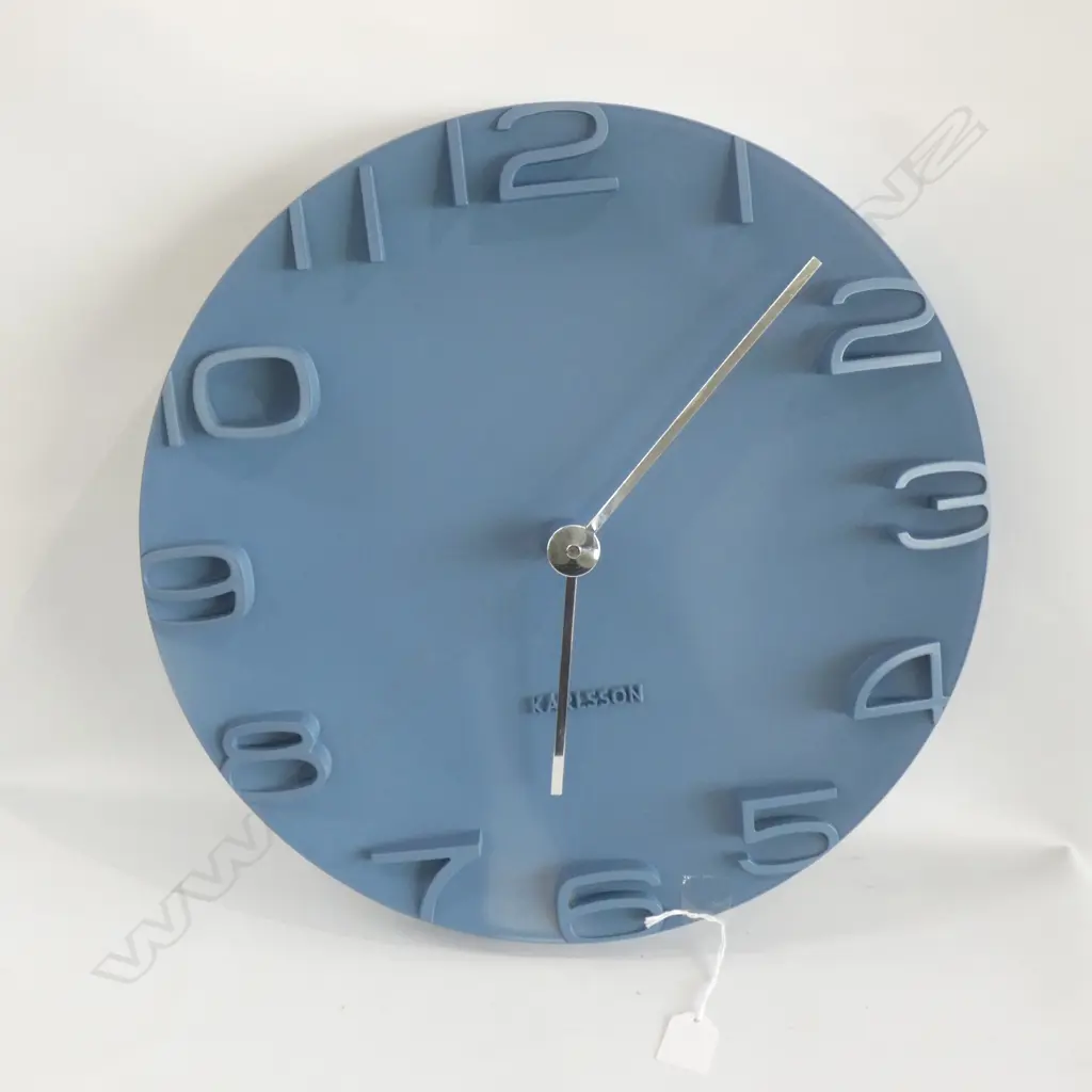 KARLSSON ON THE EDGE WALL CLOCK  DIA 410MM (IN ORIGINAL BOX)  Image 1++