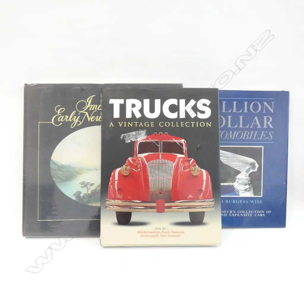 3 BOOKS; CARS, TRUCKS, IMAGES OF EARLY NZ Image 1++