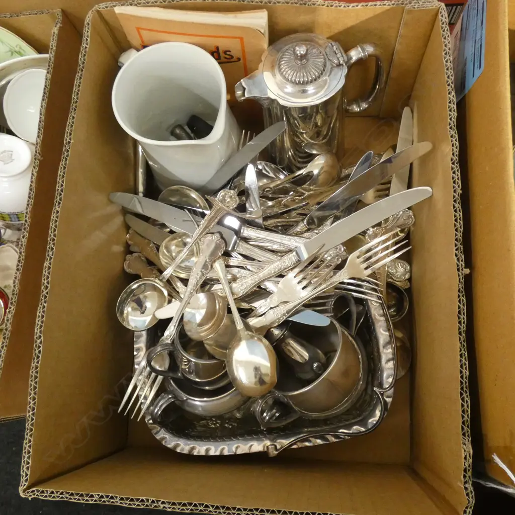 BOX LOT ASST. EPNS ETC Image 1++