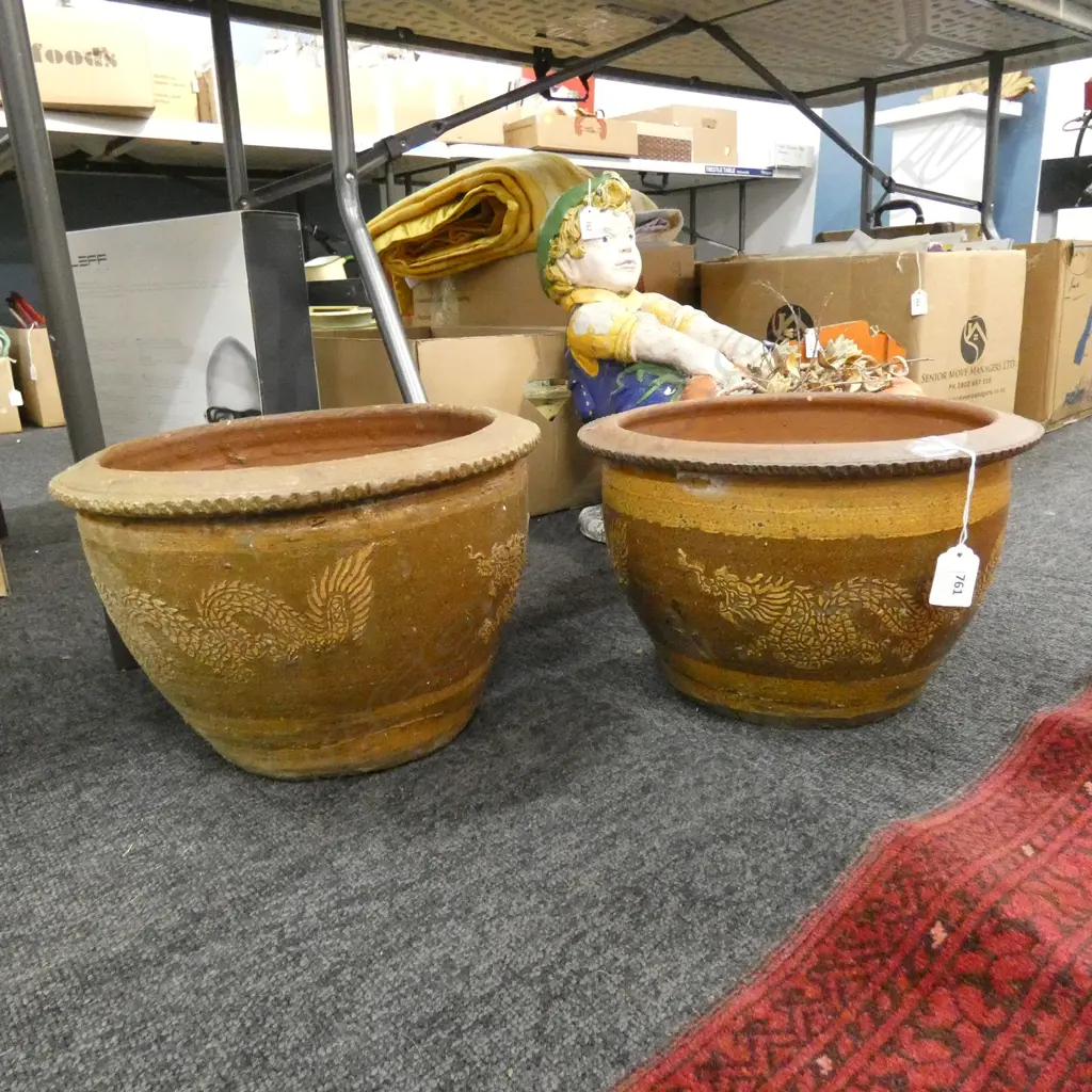 PR SMALL DRAGON POTS 310mm dia Image 1++