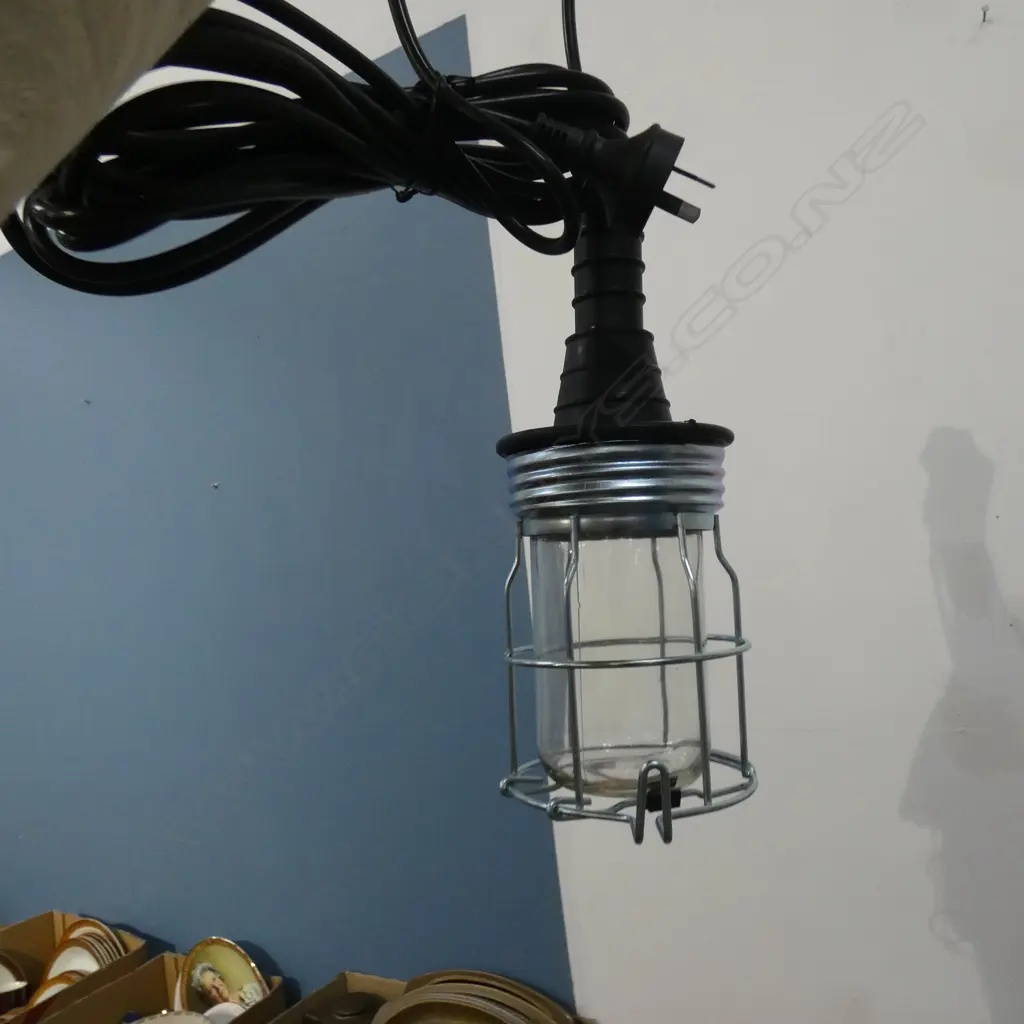 3 BOXES OF 3 HANGING CAGE LIGHTS...ALL NEW IN BOXES Image 1++