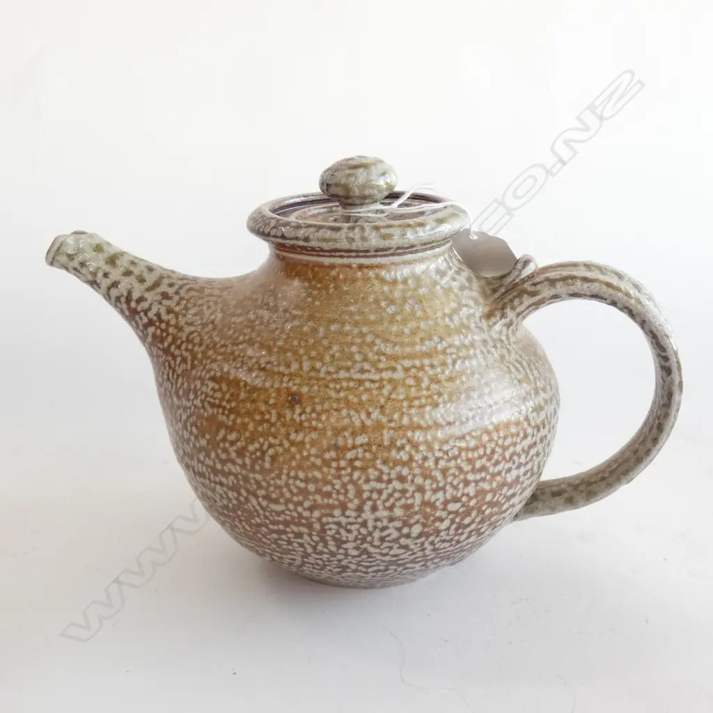 PAUL TOBIN SALT GLAZE TEAPOT H.160mm Image 1++