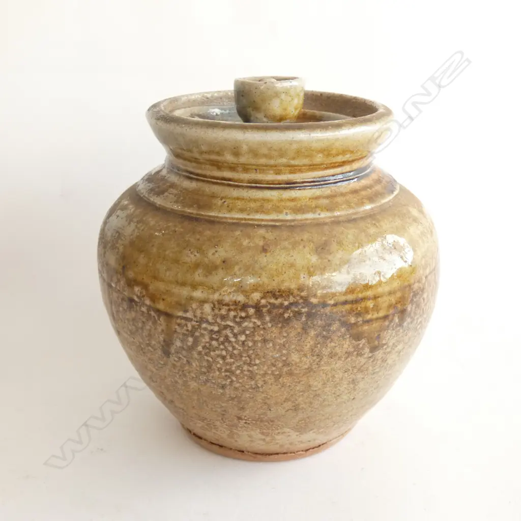 ANDREW VAN DER PUTTEN LIDDED JAR H.160mm Image 1++
