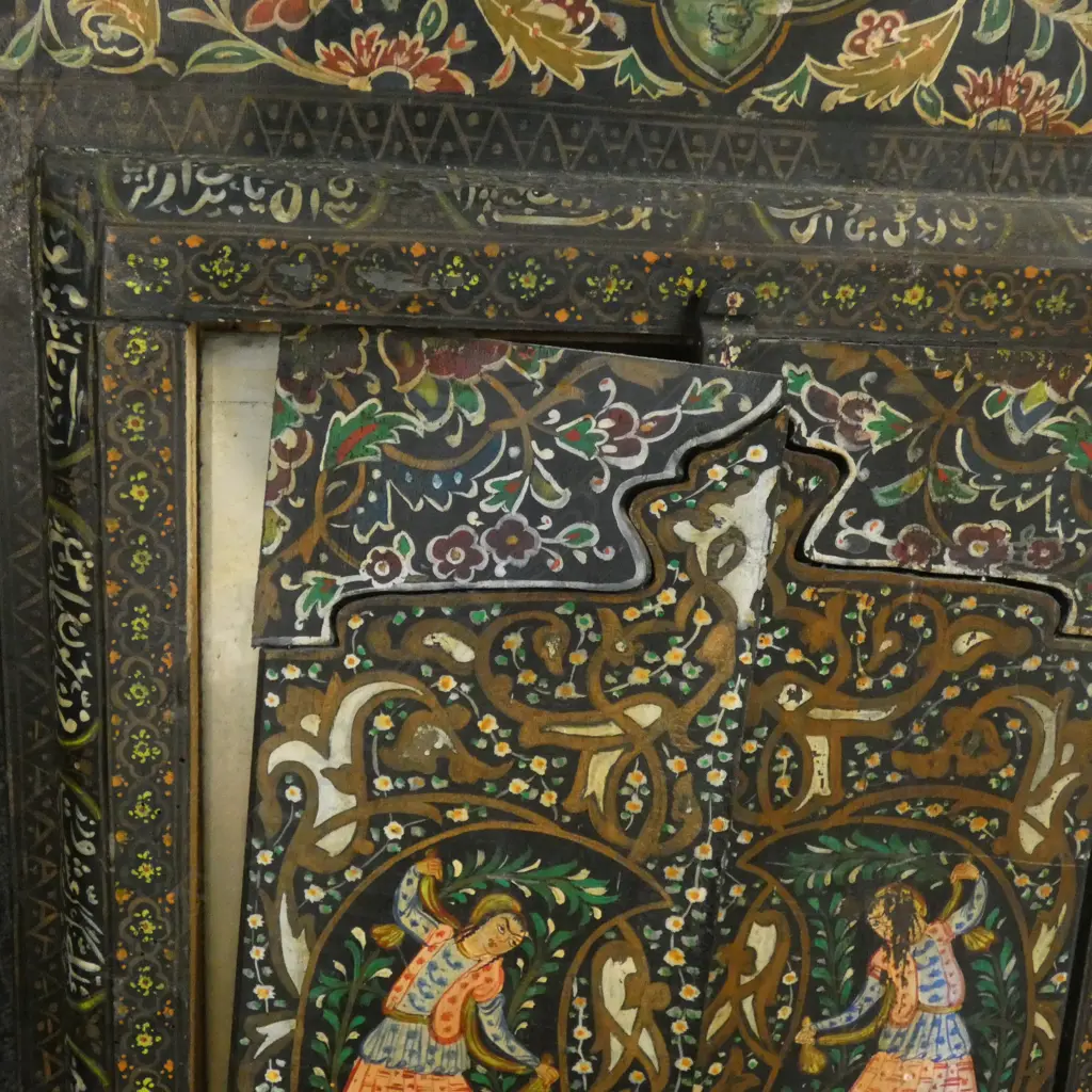 MOROCCAN DECORATIVE WALL MIRROR WITH DOORS  810 X 410MM A/F Image 1++