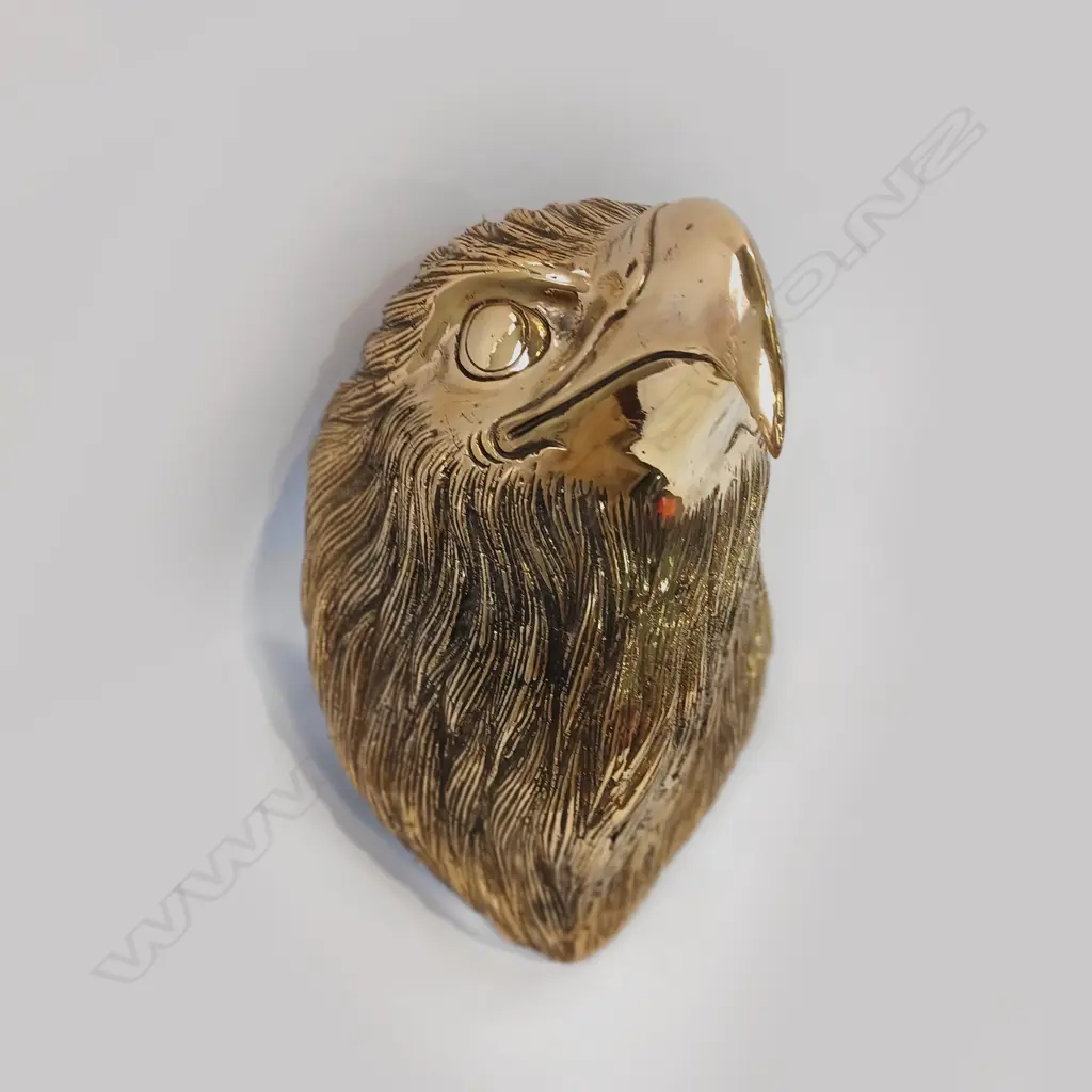 POLISHED BRONZE EAGLE FACE H.300mm Image 1++