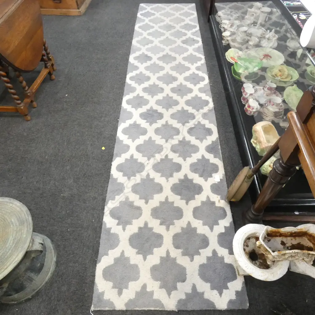 INDIAN WOOL CARPET RUNNER L 3600 MM Image 1++