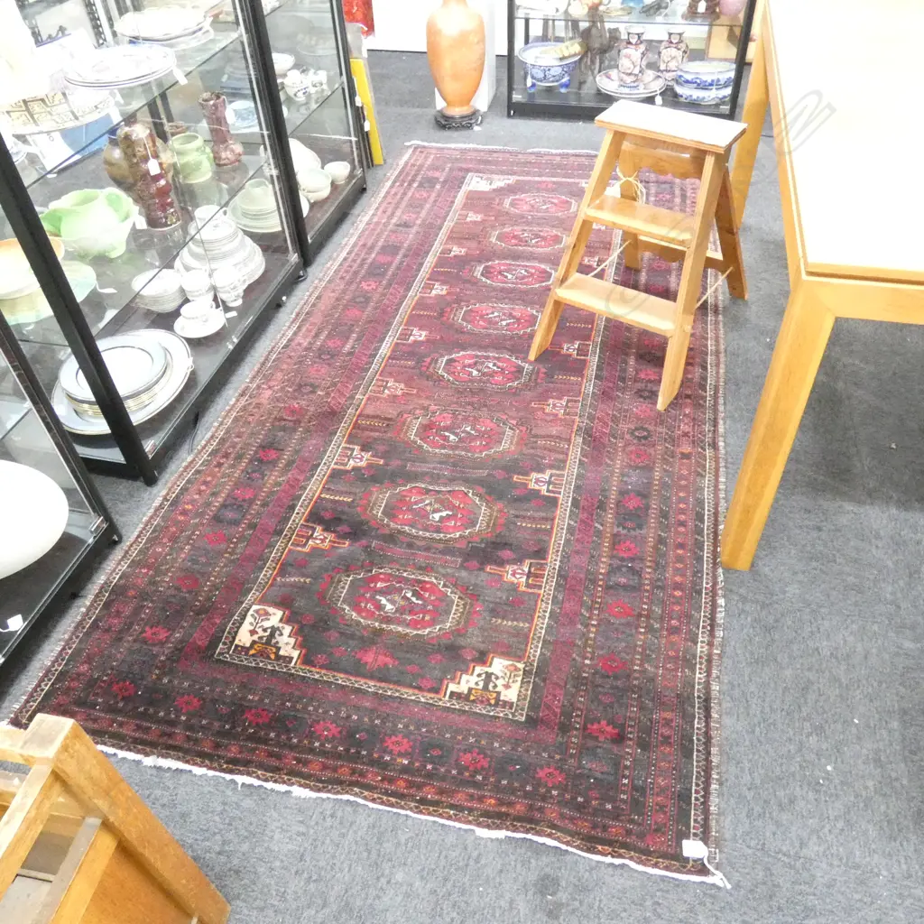 HAND KNOTTED WOOL PILE RUG W 1280 MM Image 1++