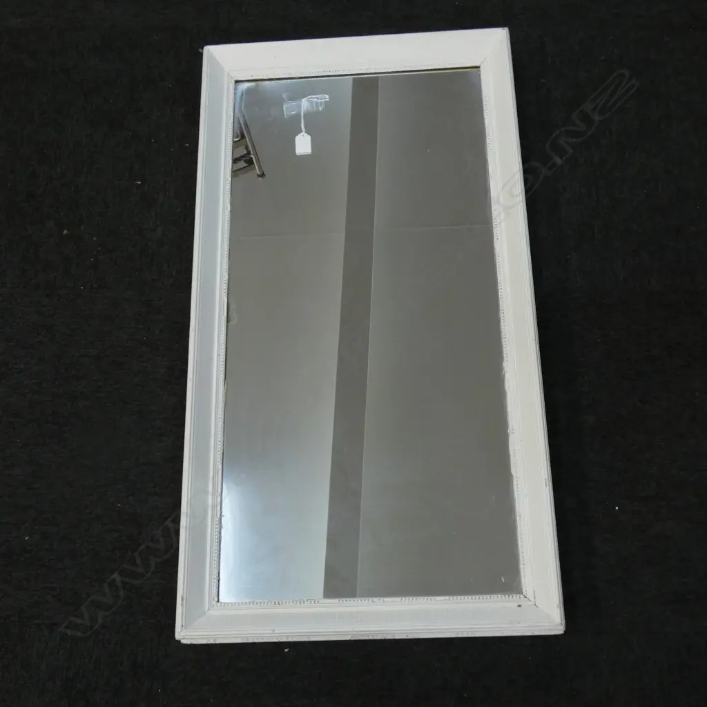 MIRROR; WHITE PAINTED FRAME 940x510mm Image 1++