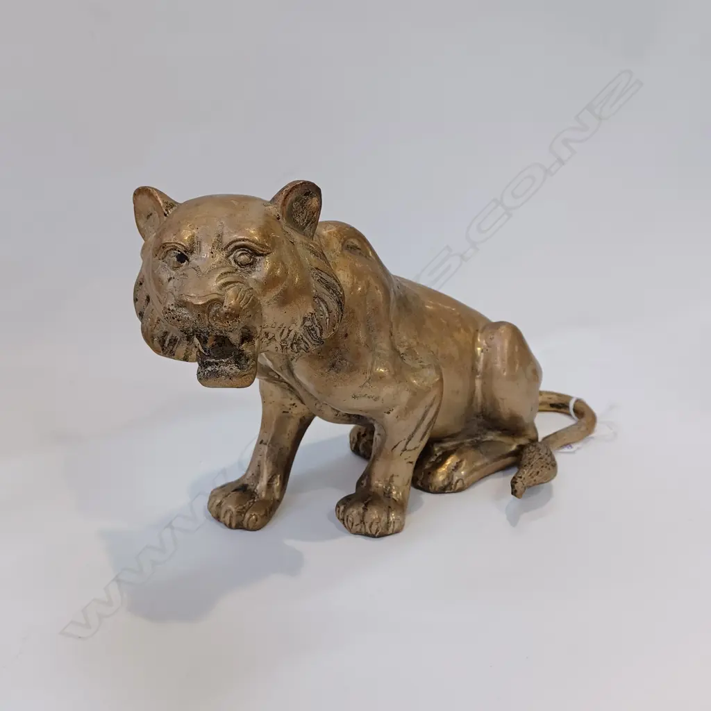 POLISHED BRONZE LION L.260mm Image 1++