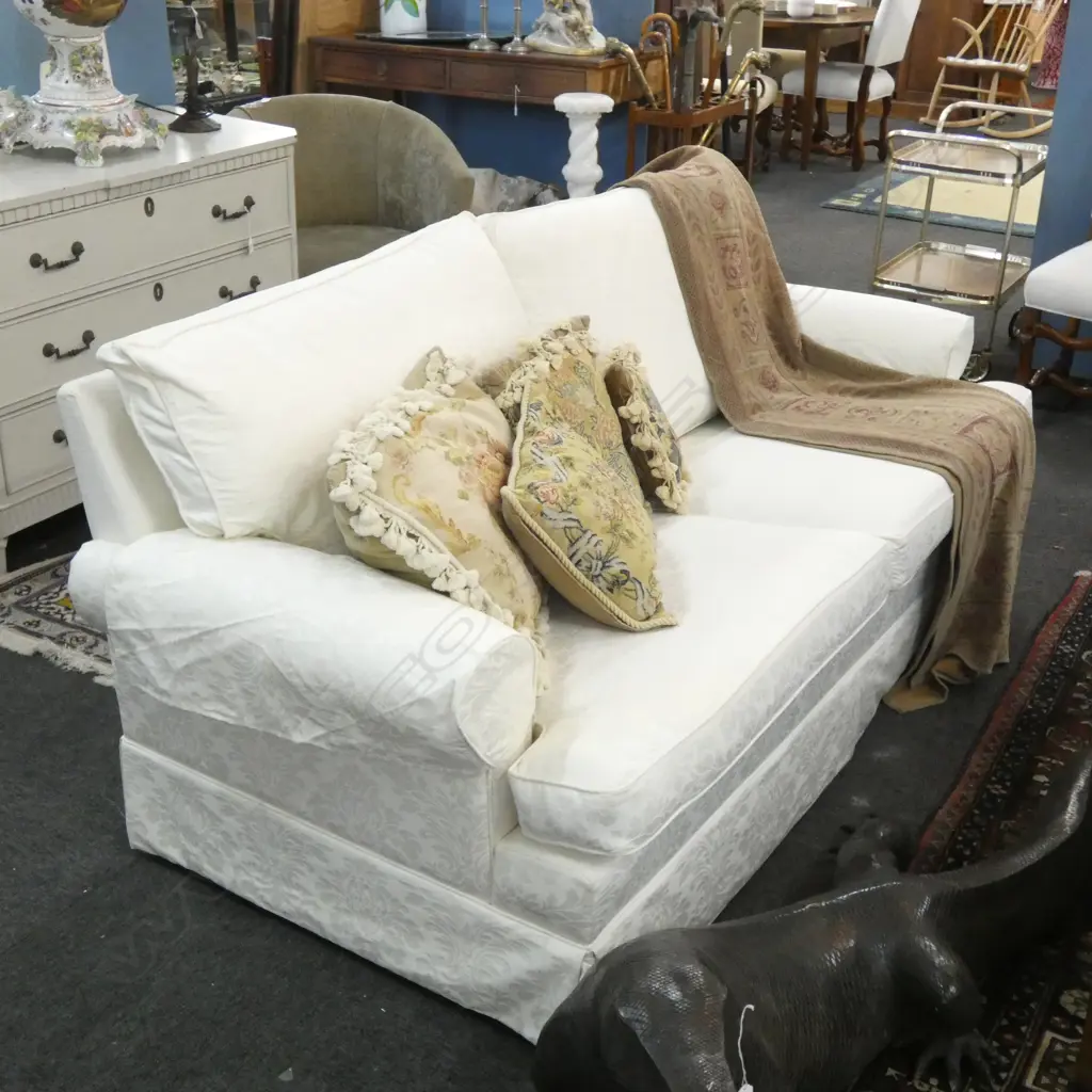 PR WHITE UPHOLSTERED SOFAS W.1900mm Image 1++