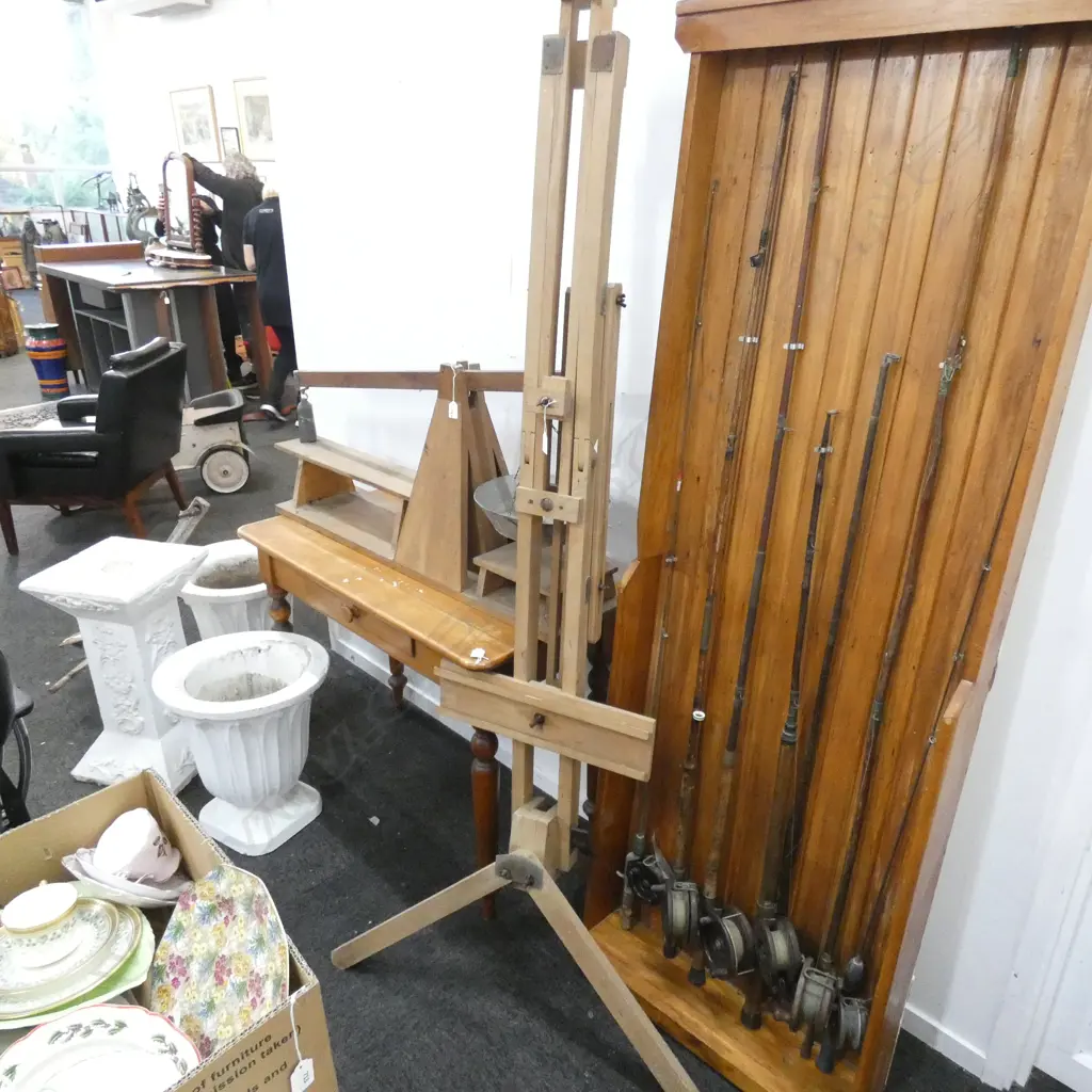 ARTISTS WOODEN EASEL H.1560mm Image 1++
