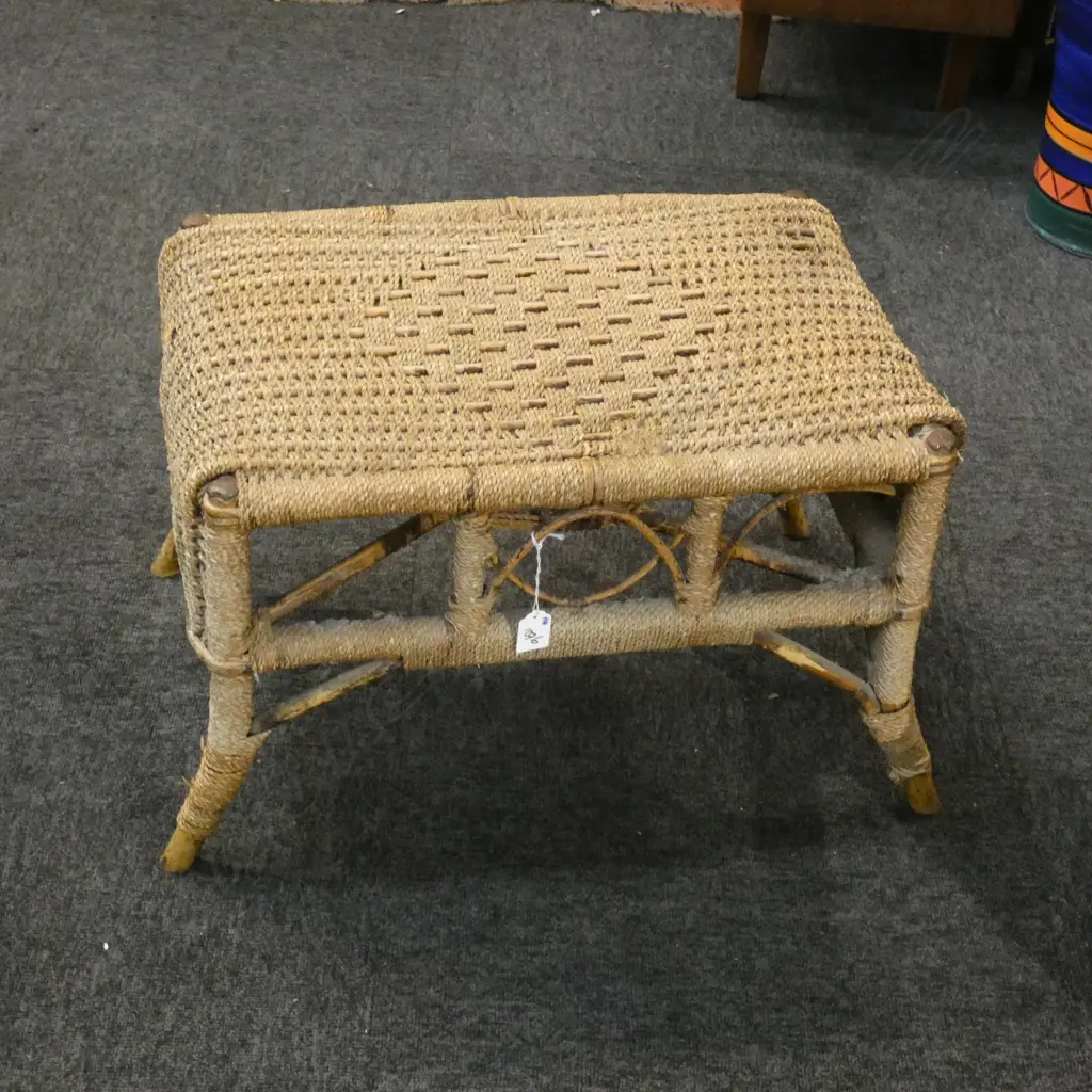 WICKER STOOL  350 X 530 X 350MM Image 1++