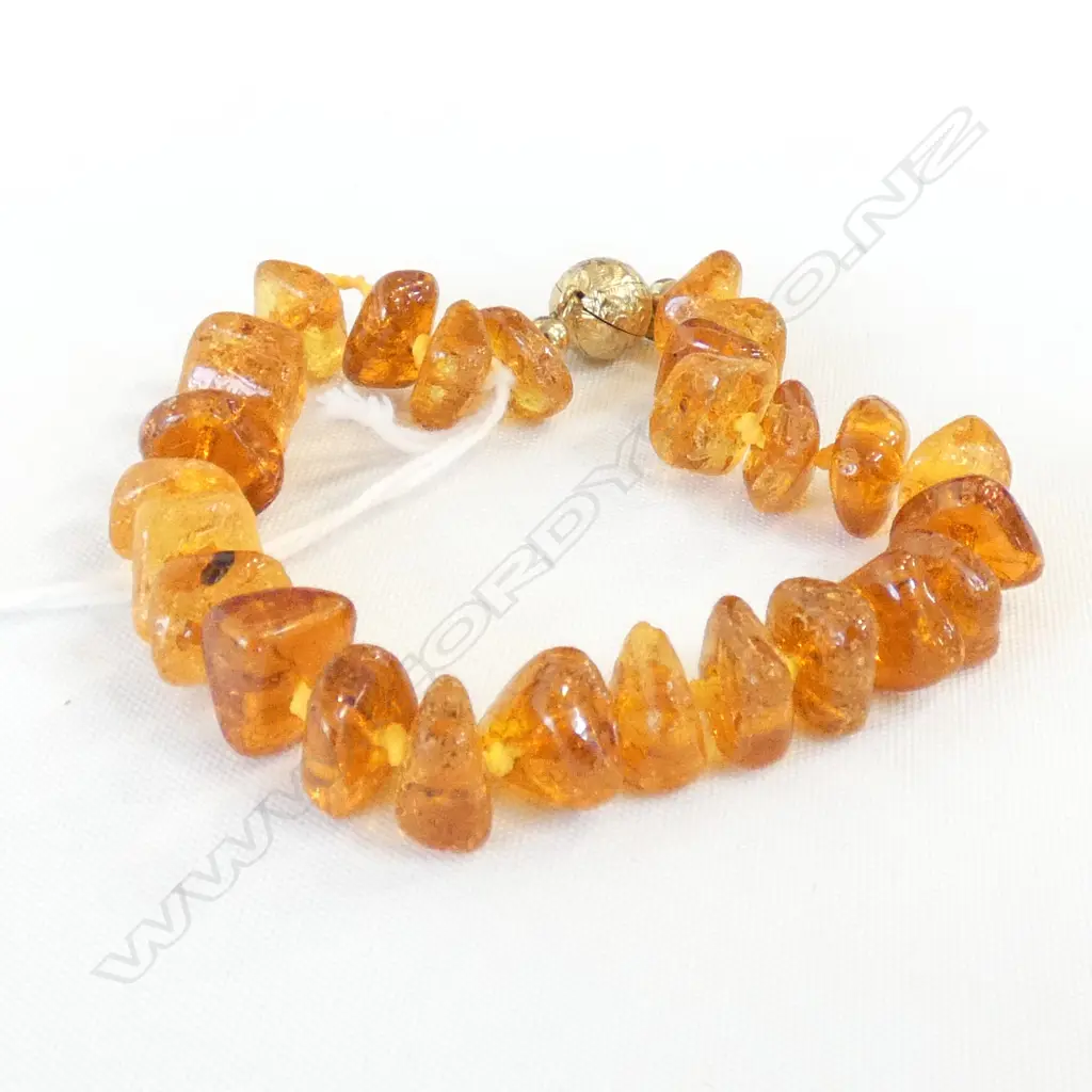 (20175)AMBER NUGGET BRACELET Image 1++