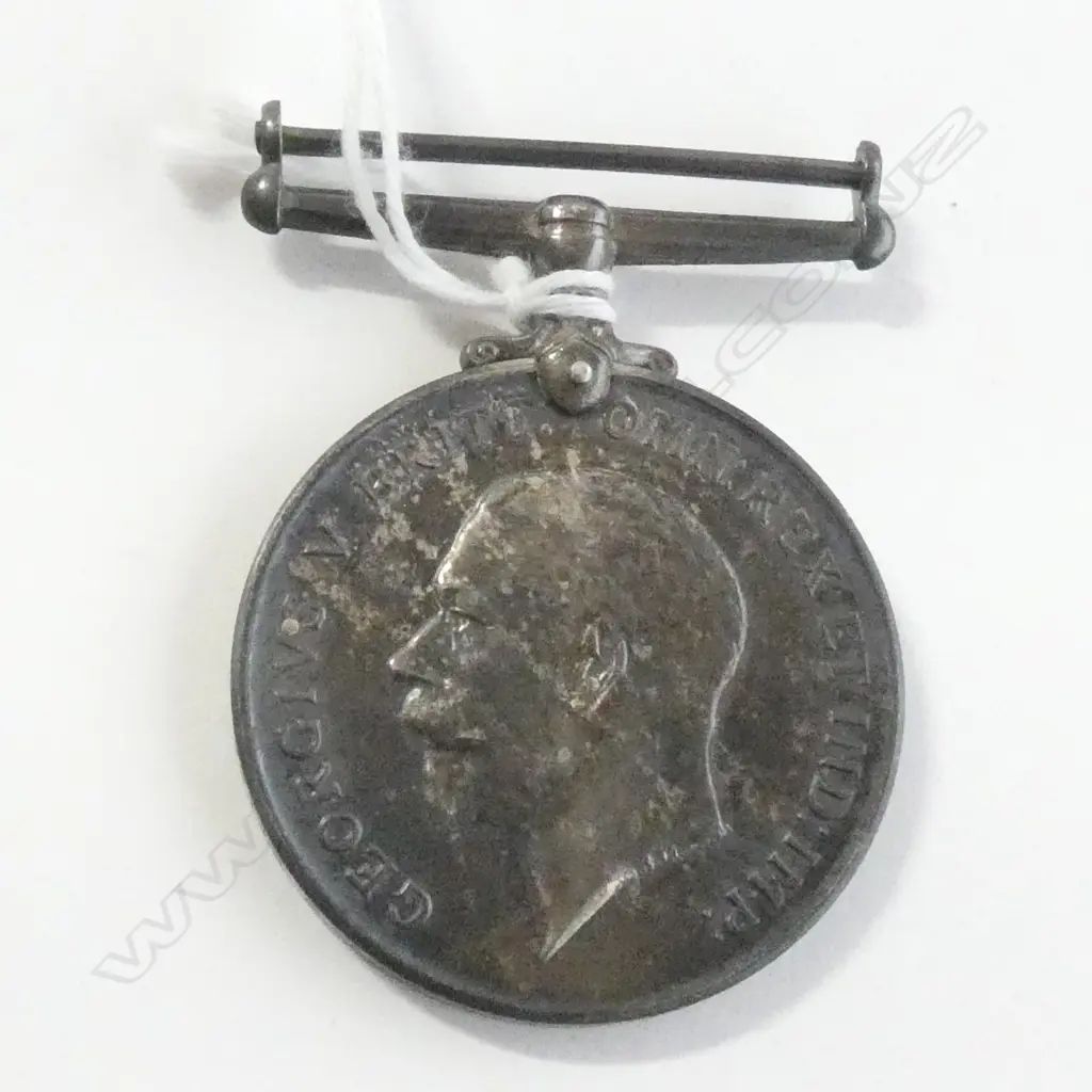 (17750) WWI WAR MEDAL AWARDED 22472 PTE. H.A.ALDRIDGE NZEF Image 1++