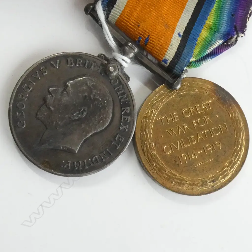 (17950) PR WWI MEDALS AWARDED 40968 RFLM. W.KILPATRICK NZEF Image 1++