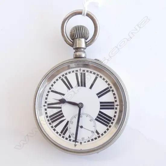VINTAGE POCKET WATCH - LARGE OPEN FACE (NO WORKING)
