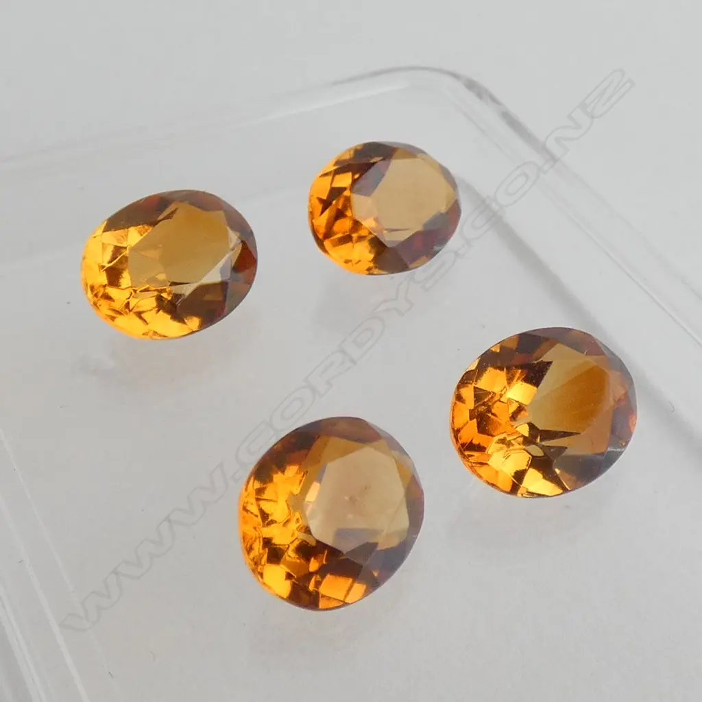 Citrine – 6.3ct. - 4 stones oval Image 1++
