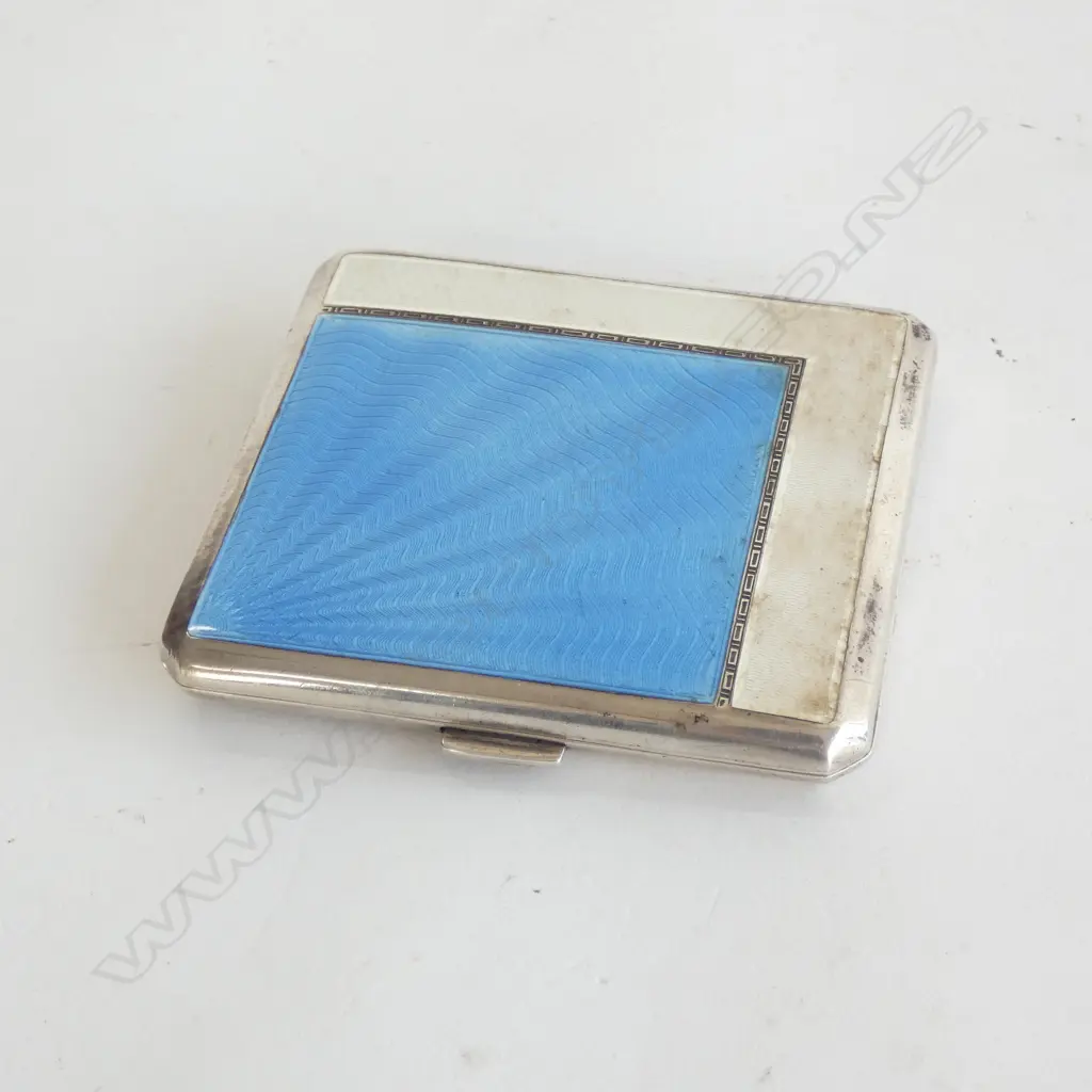 STG SILVER CIGARETTE CASE B'HAM 1933 108 GRAMS Image 1++